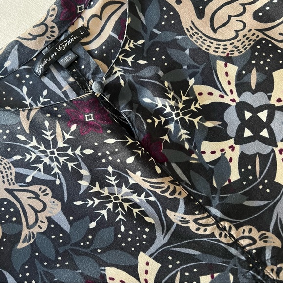 Gudrun Sjoden Tunic Top in Floral Bird Print - Picture 7 of 14